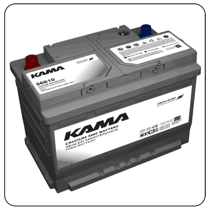 باتری خودرویی 66 آمپر کاما آکو باتری - L2 - Image 1